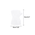 thumbnail image 2 of INSPIRE CHIC Women's Lace Fingerless Gloves Wrist Length Wedding Elegant White Ruffled Floral Gloves for Bridal Party Gloves White-5, 2 of 7