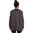 thumbnail image 3 of Dreamers by Debut Women's Open Front Rainbow Cardigan Sweater, Midweight, 3 of 5