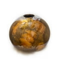 thumbnail image 2 of Gold Copper and Bronze Round Ceramic Table Vase, 2 of 2