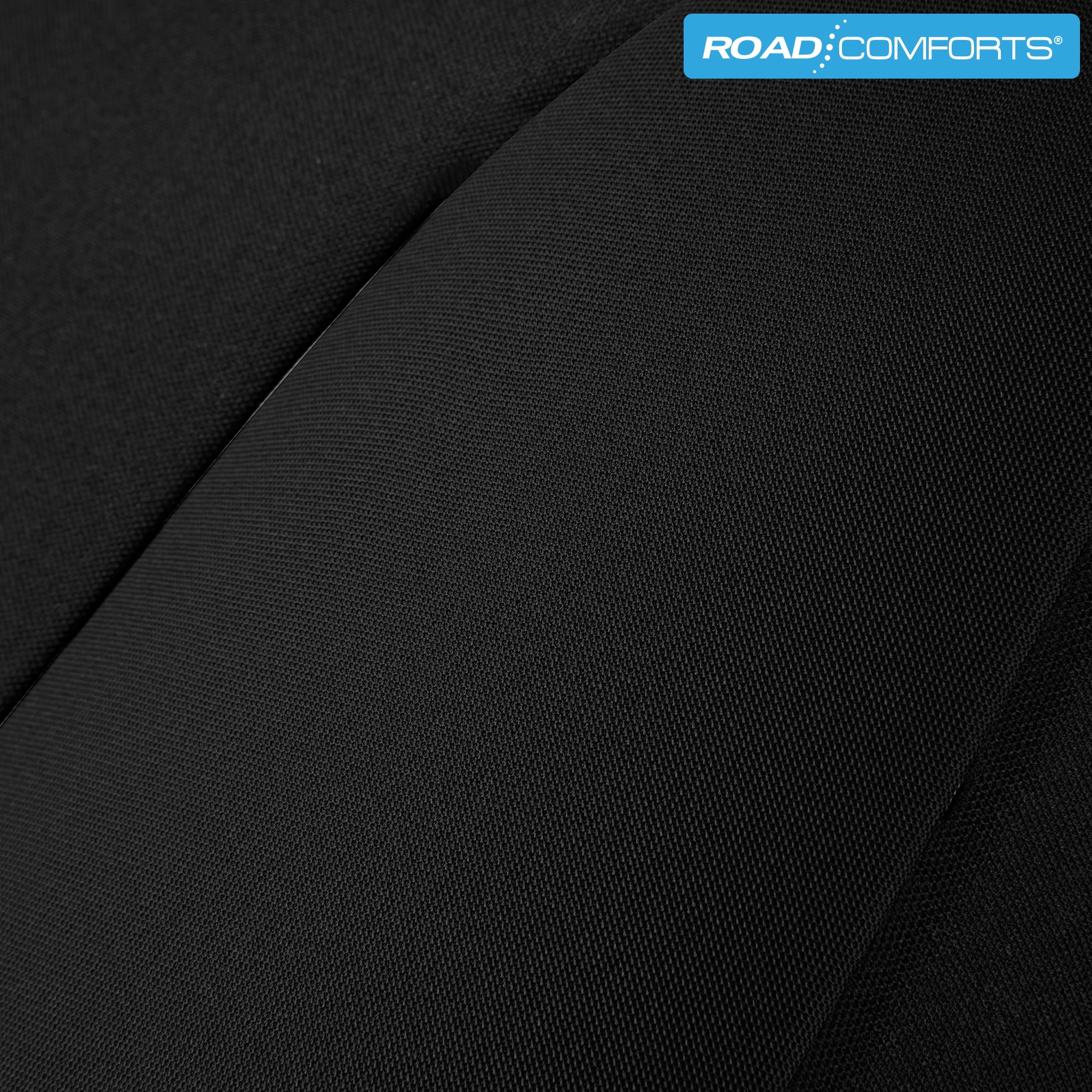 Road Comforts PolyPro Car Seat Covers– Front Seat Covers, Easy to Install, Universal Fit for Trucks Van SUV - Black