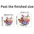 thumbnail image 3 of Colorful butterfly and flowers self-adhesive wall decoration for home decoration, 3 of 9