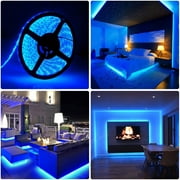 RV LED Camper Awning Lights, 12V, 16.4FT/5M, Dimmable, Remote Control, LED Light Strip Exterior Lighting Fixture for RV Camping Canopy Motorhome Travel Trailer