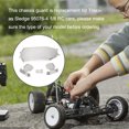 thumbnail image 2 of Remote Control Car Chassis Protector Stainless Steel 1:8 RC 95076-4 1/8 Remote Model Vehicle Guard Repair Replacement for Traxxas Sledge 6S 95076-4, 2 of 8
