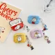 thumbnail image 2 of Bonita funda para auriculares con dibujos animados de Snoopy, Charlie Brown y Lucy para AirPods 1, 2, 3 Pro 2021, funda protectora IMD para auriculares inalámbricos Bluetooth, 2 of 5