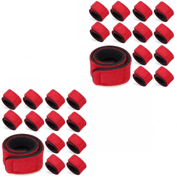 BESTSKY 20 Pcs Fishing Rod Strap Fishing Accessories Pole Wraps Fly Fishing Gear Fishing Rod Sleeve Fishing Rods Bandage