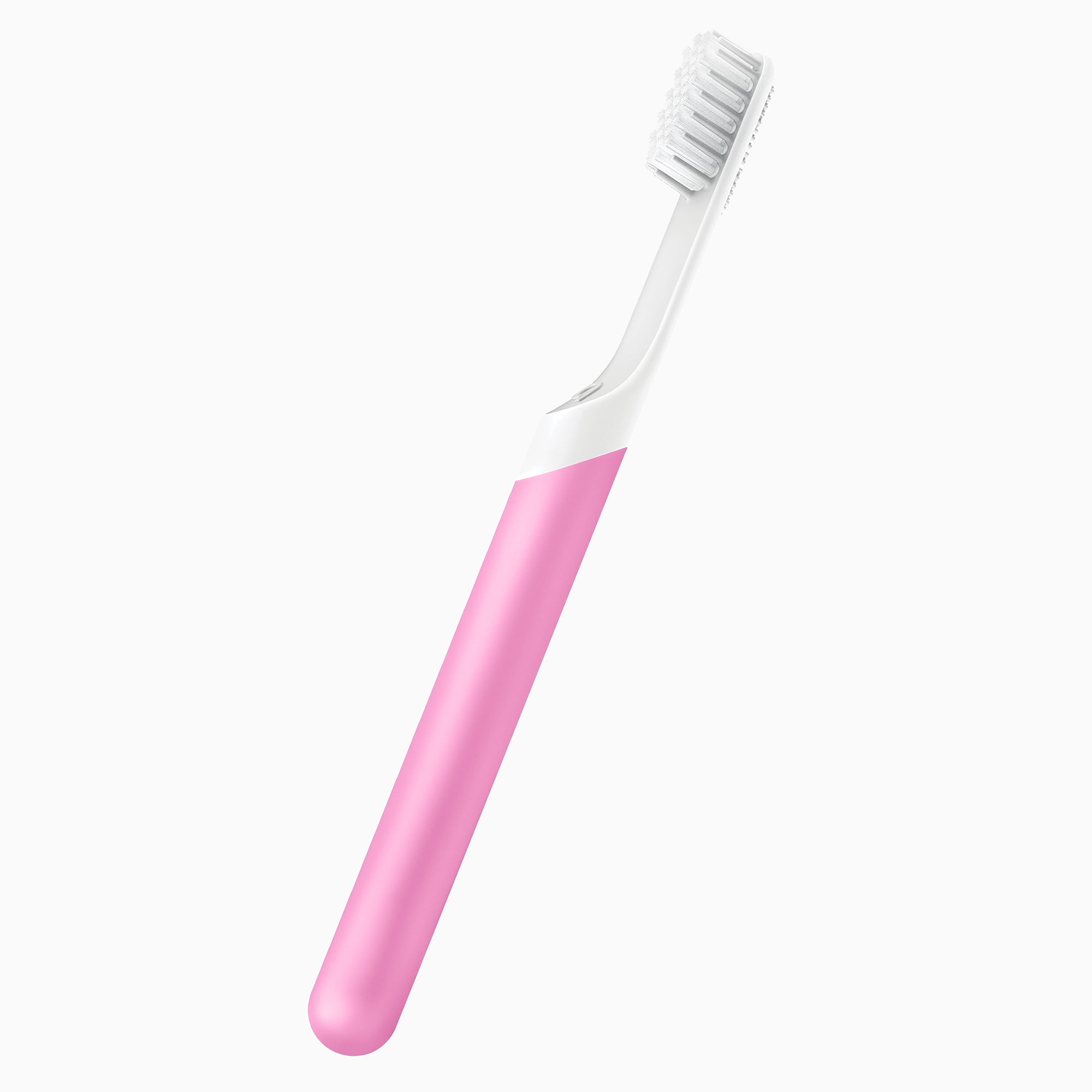 Quip Adult Electric Toothbrush Full Head, Built-in Timer + Travel Case, Magenta Plastic