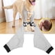 thumbnail image 4 of Funda para recuperación de perros, suave, transpirable, soporte estable, ajustable, cómodo, protector para piernas delanteras para perros, para lesiones, gris, negro, M, 4 of 12