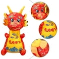 thumbnail image 3 of Mdesiwest Spring Festival Decoration Kawaii Cartoon Dragon Plush Toy Year of 2024 Mascot Ornament Soft Stuffed Pillow Chinese Zodiac Dragon Kids New Year Gift, 3 of 8
