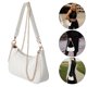 thumbnail image 5 of GOOHOCHY Bolso de hombro de piel sintética para mujer, moderno bolso de mano para axila, moderno y funcional, bolso cruzado de un solo hombro para mujer., 5 of 8