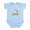 Sky Blue, variant on CafePress - Love Ewe Infant Bodysuit - Baby Light Bodysuit, Size Newborn - 24 Months