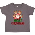 thumbnail image 3 of Inktastic Merry Christmas Santa Reindeer Boys or Girls Toddler T-Shirt, 3 of 5