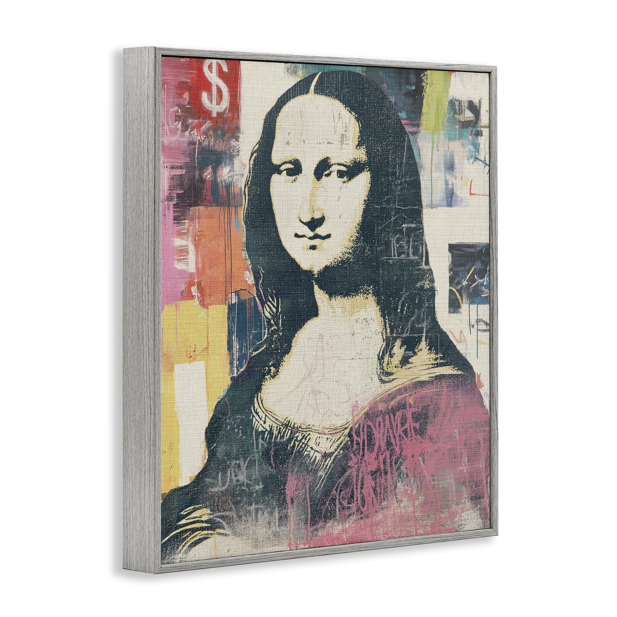 Stupell Industries Urban Renaissance Portrait Gray Framed Giclee Art, design by Svetlana Aleynikova