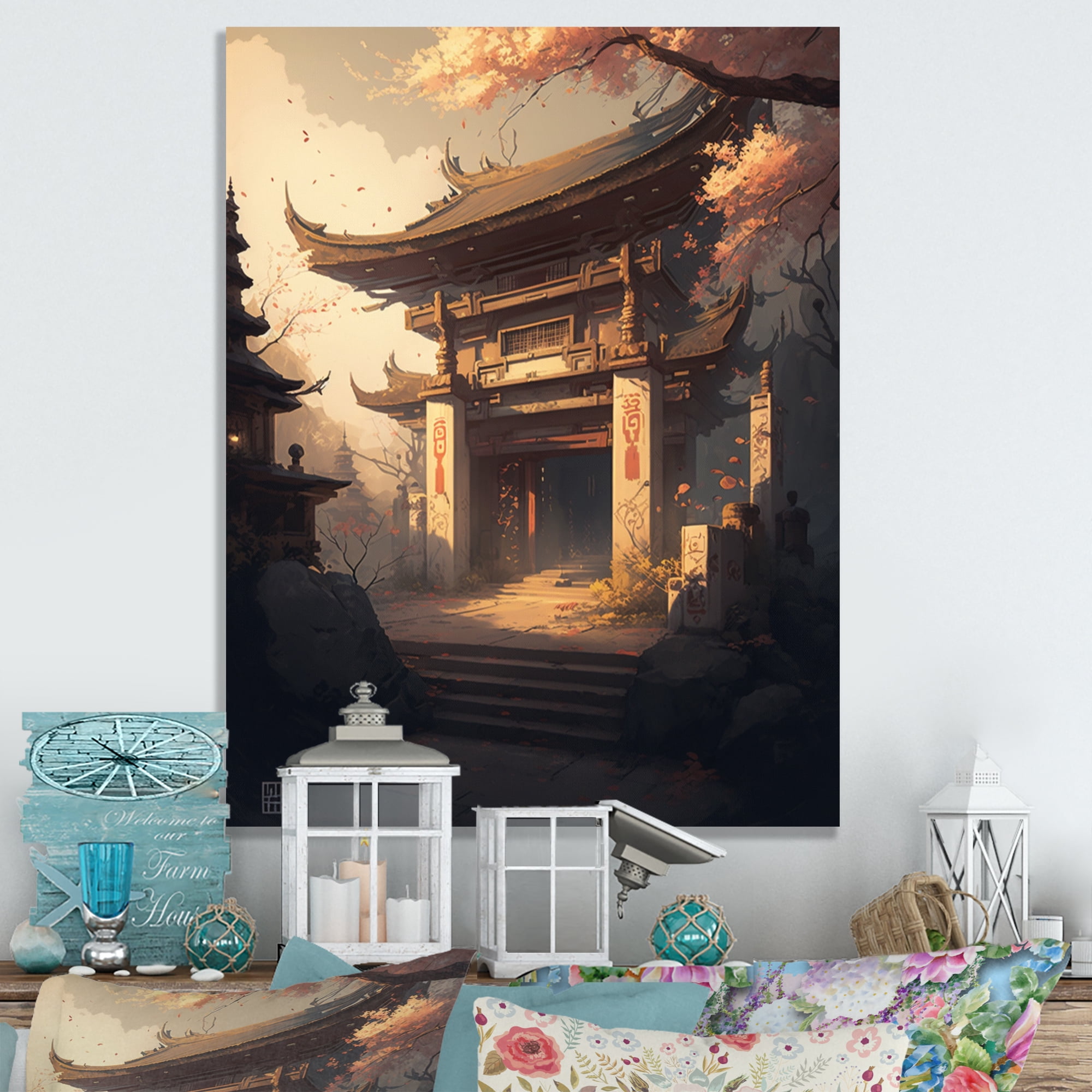 Designart Architectural City Landscape II Canvas Wall Art