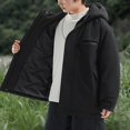thumbnail image 2 of Afuyipoi Boys Winter Puffer Jacket Thick Quilted Fleece Lined Waterproof Windproof for Snow Play Black Size 9, 2 of 9