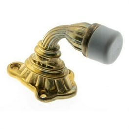 4 in. Solid Brass Ribbon and Reed Arrow Base Door Stop in Polished Brass No Lacquer 4 in. Solid Brass Ribbon and Reed Arrow Base Door Stop in Polished Brass No Lacquer