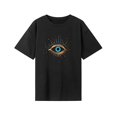 thumbnail image 1 of Camiseta de mujer, top de manga corta, disfraz de streetwear, camiseta de cuello redondo para mochilero S, 1 of 7