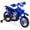 Blue, variant on Best Choice Products 6V Kids Electric Battery Powered Ride On Motorcycle w/ Training Wheels, Lights, Music - Blue