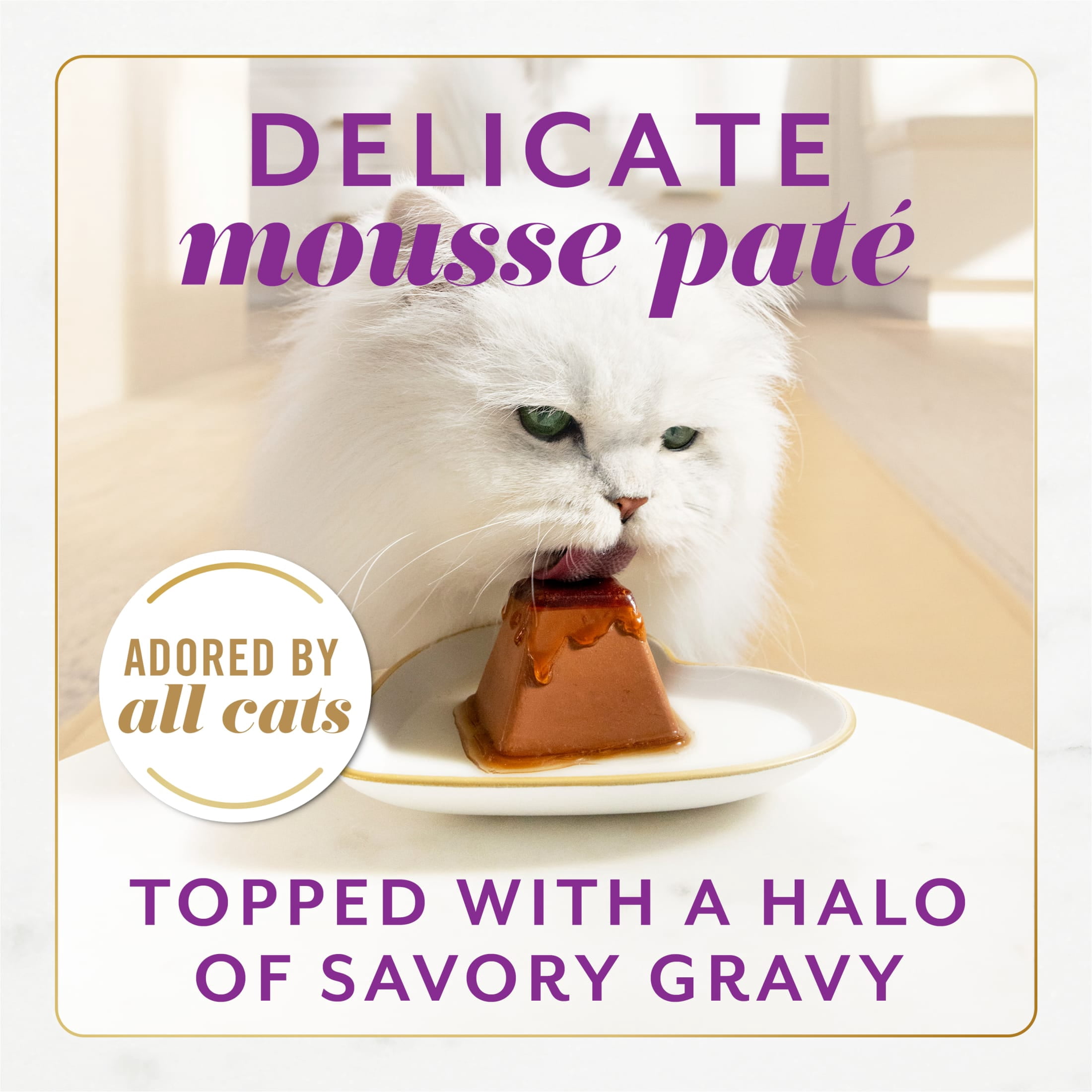 Purina Fancy Feast Gems Turkey Flavor Mousse Pate Wet Cat Food, 2 oz Tubs
