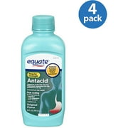 Equate Regular Strength Original Flavor Antacid/Anti-Gas Liquid, 12 oz (Pack of 4)