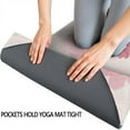 thumbnail image 3 of Pioneer Flower Floral Print Pattern Hot Yoga Mat Towel Non Slip for Hot Yoga - Quick-Drying Yoga Mat Cover with 4 Corner Pockets with Travel Bag - Hot Yoga Towel Non Slip 70"x26", 3 of 6