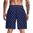 thumbnail image 2 of Men's Summer Casual Swim Trunks American Flag Beach Shorts, 2 of 4