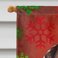 thumbnail image 3 of Carolines Treasures SC9759CHF Norfolk Terrier Puppy Drapeau de Vacances Flocons de Neige Rouges Toile Taille Maison, 3 of 4