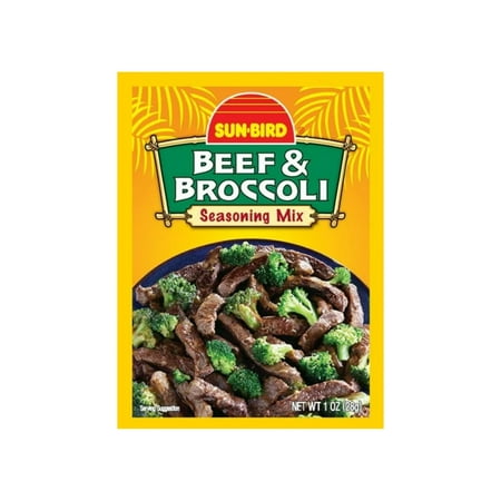 Sun-Bird Beef & Broccoli Seasoning Mix, 1 oz Pouch