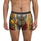 thumbnail image 1 of Balery Sunshine Flower Meditating Cat Calzoncillos bóxer para hombre, ropa interior de algodón suave y transpirable con cinturilla de nailon-Large, 1 of 5