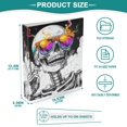 thumbnail image 3 of FORMRS 3 Ring Binder 1.5 inch with Pockets Set of 2 Clip Board 200 Sheets Capacity, Colorful Glasses, 3 of 8
