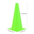 thumbnail image 4 of Conos de Entrenamiento de Tráfico Fragraim Paquete de 12 Conos de Plástico Verde de 30 cm, 4 of 6