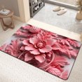 thumbnail image 1 of Tyidzon Front Door Mat Flower Pattern Diatomaceous Earth Bath Mat Bathroom Water Absorption Slip Resistance Easy Clean Floor Mat Clearance!, 1 of 5