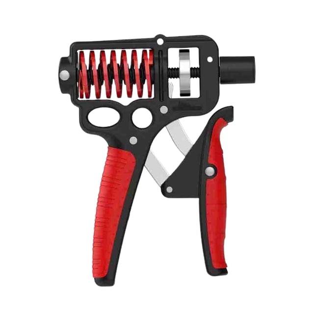 Fortalecedor de agarre de mano Zulema negro rojo resistencia ajustable
