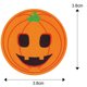 thumbnail image 2 of Pegatinas de Halloween para niños, 500 pegatinas de calabaza para decoración de fiesta/libro/bolsa de regalo de Halloween, 2 rollos, 2 of 5