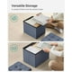 thumbnail image 4 of Otomana de almacenamiento SONGMICS MAZIE, pequeña, plegable, azul claro, 4 of 7