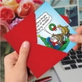12 Funny Christmas Cards Pack (1 Design, 12 Cards) - Hunter Flying ...