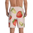 thumbnail image 4 of Lsque Strawberries Mens Sleep Pajama Shorts,Short Pajama Pants, Cotton Ultra-Soft Knit-4X-Large, 4 of 9