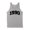 Grey, variant on 1990 College Style Tank Top Unisex Large White