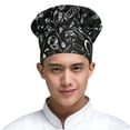 thumbnail image 1 of Professional Stretchy Adjustable Men Cap Kitchen Cook Baker Catering Chef Hat, 1 of 11