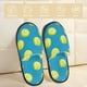 thumbnail image 2 of Balery Ball Tennis Pantuflas de Casa de Felpa Silenciosas con Diseño Estampado, Zapatillas Cómodas Antideslizantes de Algodón para Interior-Medium, 2 of 8