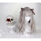 thumbnail image 2 of Long Curly Wig - Natural Synthetic Hair Lolita Wigs with Wig Cap For Cosplay and Daily Wear (Gray), 2 of 4