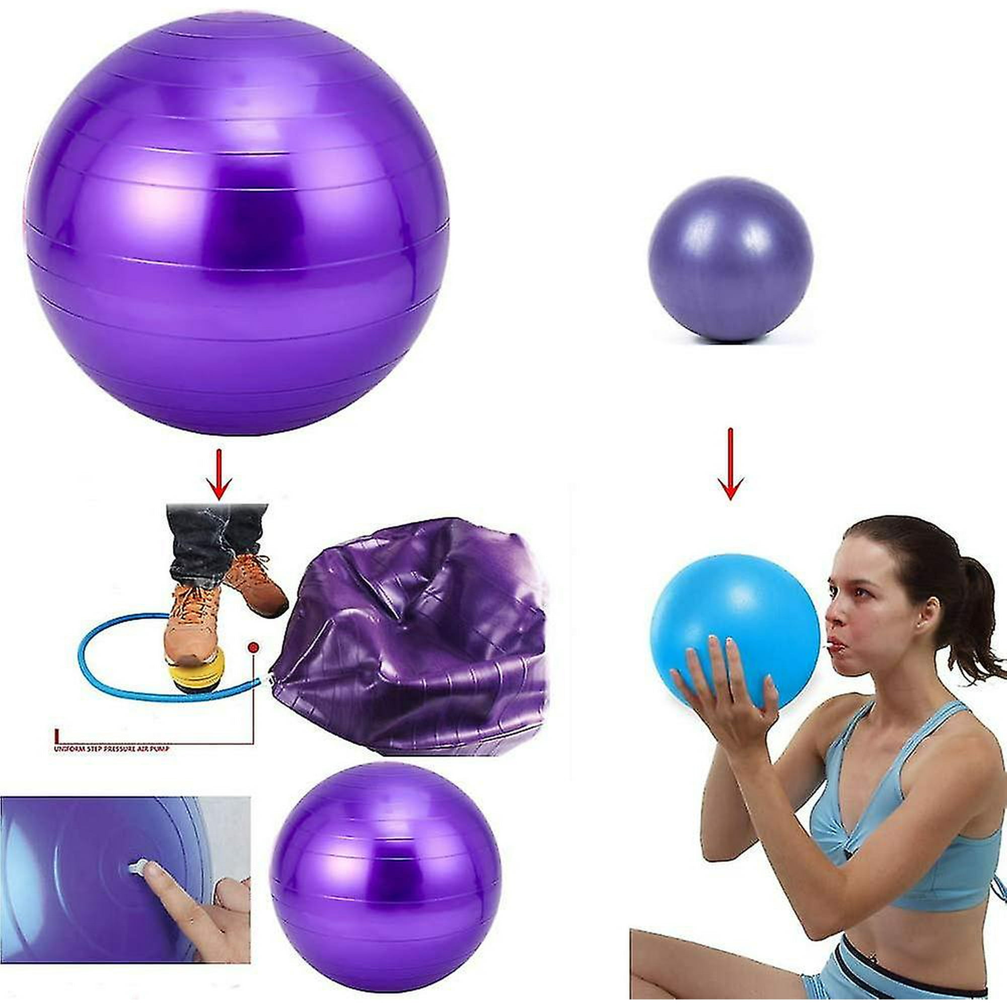Pregnancy Balloon Fitness Ball Swiss Ball 55cm 65cm Anti burst For Sports