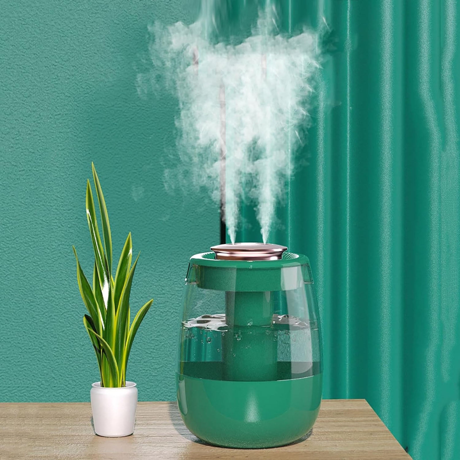 YUEVE Quiet Cool Mist Humidifiers With LED Light USB Double Spray Heavy Fogss Silent Digital Humidifier Multipurpose Humidifier Humidifiers For Home Bedroom Vaporizer compatible with Machine for Kids