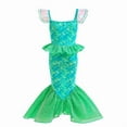 thumbnail image 2 of Girls Mermaid Costume Princess Birthday Party Halloween Cosplay Dress, 2 of 6