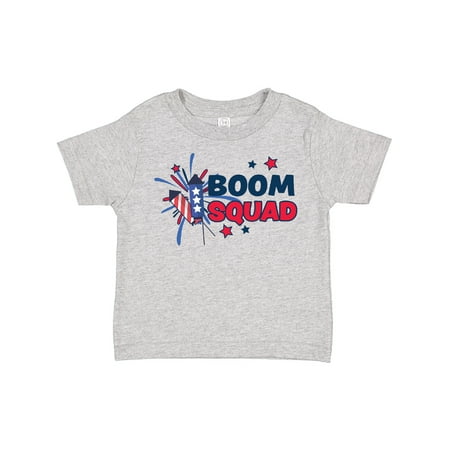 

Inktastic 4th of July Boom Squad Blue and Red Fireworks Gift Toddler Boy or Toddler Girl T-Shirt