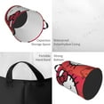 thumbnail image 3 of Hello Kitty Laundry Hamper, Dirty Clothes Hamper Storage Basket for Bathroom Bedrooms, Circular Hamper with Handles, Gifts for Boys Girls Men Women, 3 of 8