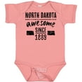thumbnail image 3 of Inktastic North Dakota Awesome Since 1889 Boys or Girls Baby Bodysuit, 3 of 5