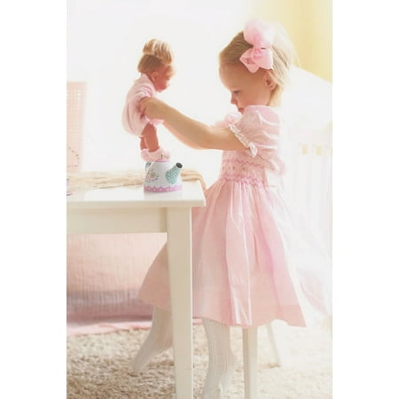 

Girls Pink Smocked Dress Heirloom Hand-Smocked Floral Spring Dress Toddlers 5 Years