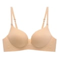 thumbnail image 1 of Plebaso Women's Wireless Push up Bras Seamless Soft Support Everyday Bras Ladies Full Coverage Bralettes, 1 of 7