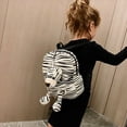 thumbnail image 2 of 3D Plush Animal Backpack for Age 4t 5t 6t, 5th 6th Soft & Fluffy Design Lightweight Padded Straps Play Daypack, 2 of 9
