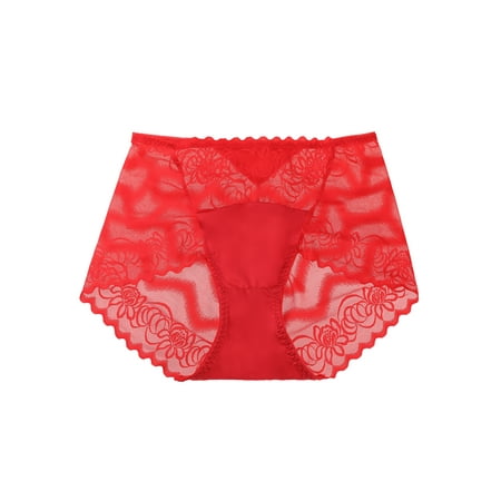 

Agnes Orinda Juniors Floral Laceback High Rise Solid Brief Stretchy Underwear